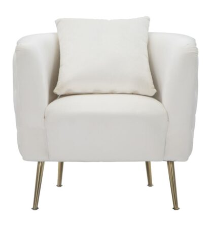 POLTRONA BUCAREST CREMA CM 76X74X73 - immagine 2