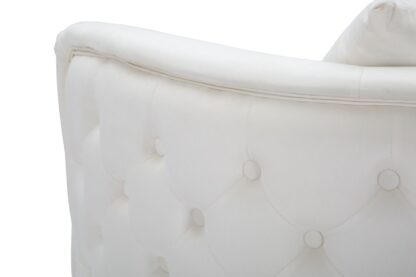 POLTRONA BUCAREST CREMA CM 76X74X73 - immagine 6