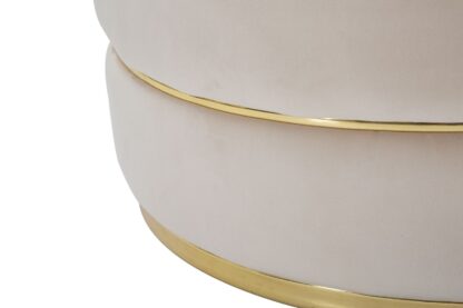 POLTRONA PARIS SPACE CREMA/GOLD CM Ø 84X72 - immagine 7