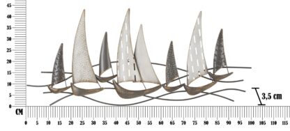 PANNELLO IN FERRO REGATA NEW CM 100X3X44 - immagine 6