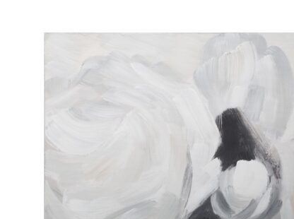 DIPINTO SU TELA WHITE FLOWER -A- CM 90X3,7X90 - immagine 2