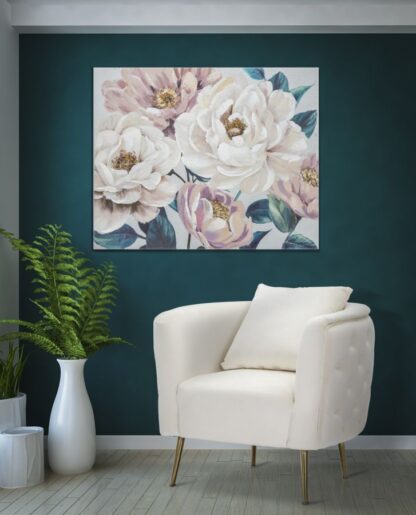 DIPINTO SU TELA SOFT FLOWER CM 
100X3,7X80 - immagine 6