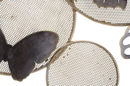 PANNELLO IN FERRO BUTTERFLY DARK CM 66X5X38 - immagine 4