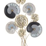 PANNELLO IN FERRO GLOTH -C- CM 70X5,5X102 stile GLAM