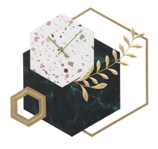 OROLOGIO DA MURO HEXAGON CM
62X4,5X62