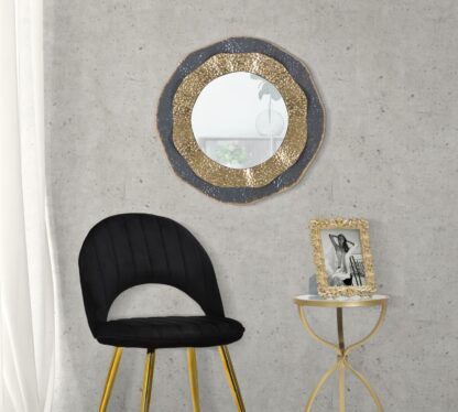 SPECCHIO DA MURO SHAI DARK CM Ø 65,5X5 - immagine 5