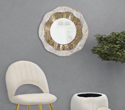 SPECCHIO DA MURO SHAI LIGHT CM Ø 54,5X4,5 - immagine 5
