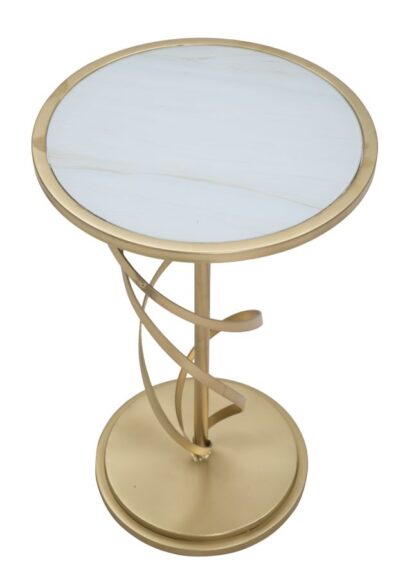 TAVOLINETTO GLAM SPIRAL CM Ø 38X61,5 - immagine 2