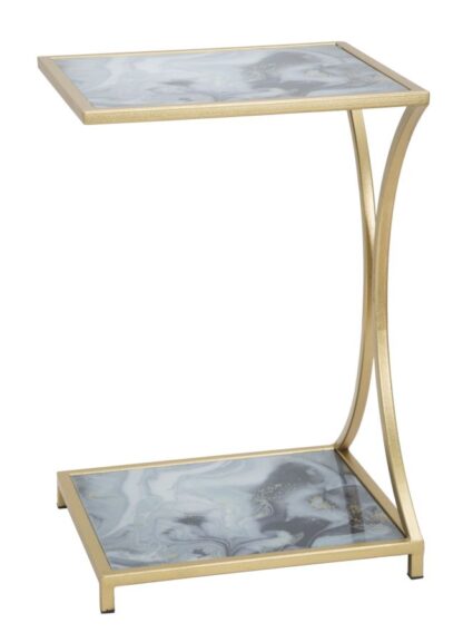 TAVOLINETTO GLAM LEVEL CM 40X35X60 - immagine 3