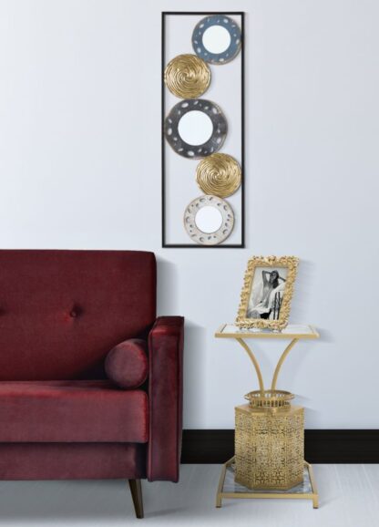 TAVOLINETTO GLAM LEVEL CM 40X35X60 - immagine 7