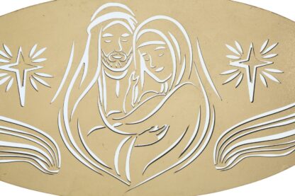 PANNELLO NATIVITY GOLD -B- CM 120X2X60 - immagine 2