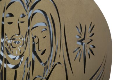 PANNELLO NATIVITY GOLD -B- CM 120X2X60 - immagine 6