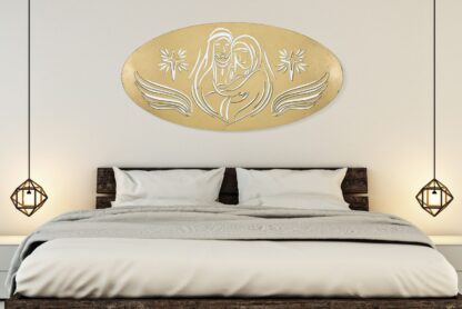 PANNELLO NATIVITY GOLD -B- CM 120X2X60 - immagine 7