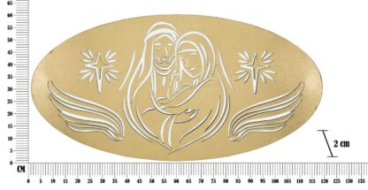 PANNELLO NATIVITY GOLD -B- CM 120X2X60 - immagine 8