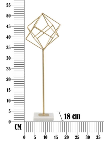 SCULTURA CUBE CM 16X18X52,5 - immagine 6