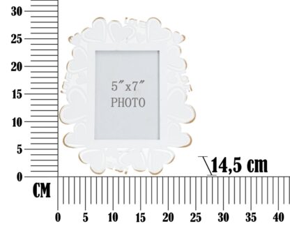 CORNICE HEART CM 25X14,5X27,7 MIN 2 (MISURA INTERNA CM 12,5X17,5) - immagine 6