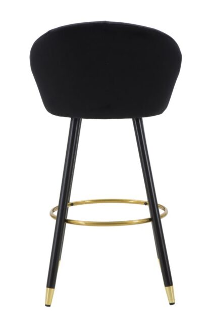 SGABELLO BAR PRAGUE NERO CM 55X56X104 - immagine 7