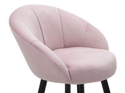 SGABELLO BAR PRAGUE ROSA CM 55X56X104 - immagine 6
