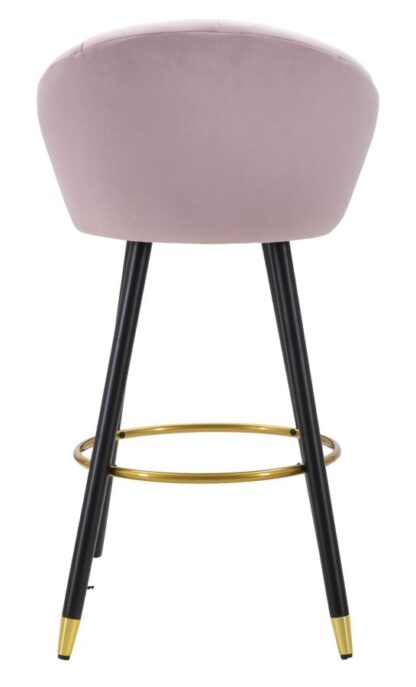 SGABELLO BAR PRAGUE ROSA CM 55X56X104 - immagine 7