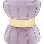 SGABELLO FLOWER CM ROSA CM Ø 40X44