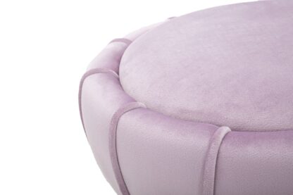 SGABELLO FLOWER CM ROSA CM Ø 40X44 - immagine 3