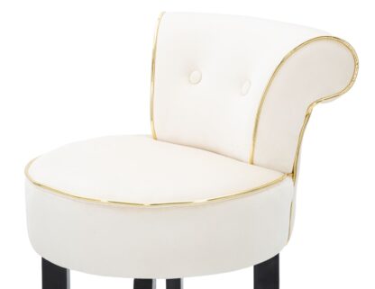 SGABELLO BAR LUXY CREMA CM 46X48X96 - immagine 5