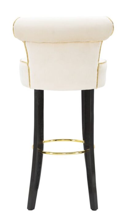 SGABELLO BAR LUXY CREMA CM 46X48X96 - immagine 6