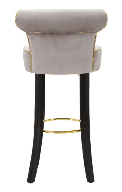 SGABELLO BAR LUXY GRIGIO CM 46X48X96 - immagine 6