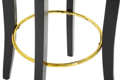 SGABELLO BAR LUXY NERO CM 46X48X96 - immagine 7