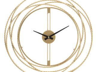 OROLOGIO DA MURO GOLD STRIPS CM Ø 50X4