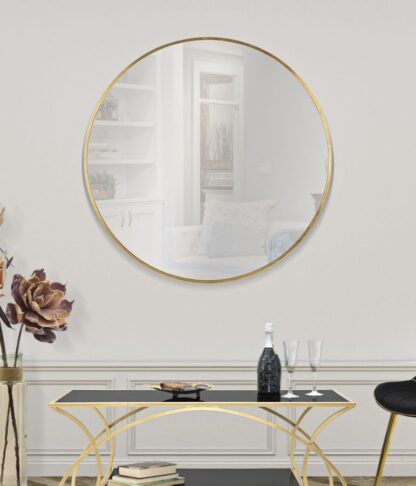 SPECCHIO ELEGANT GLAM CM Ø 100X2 - immagine 4