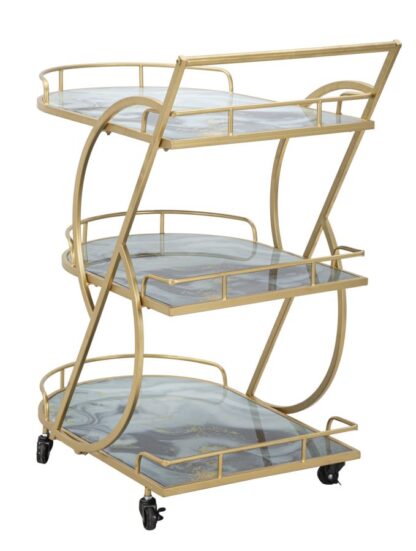 CARRELLO MARBLE GLASS MIX CM71X45,5X84,5 - immagine 4