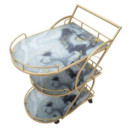 CARRELLO MARBLE GLASS MIX CM71X45,5X84,5 - immagine 5