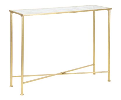 CONSOLE BUTTERFLIES GLASS CM 100X35X80