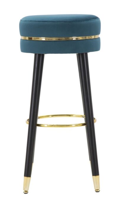 SGABELLO BAR PARIS OTTANIO/GOLD CM Ø 35X74 - immagine 2