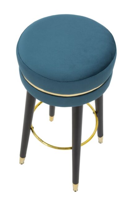 SGABELLO BAR PARIS OTTANIO/GOLD CM Ø 35X74 - immagine 3