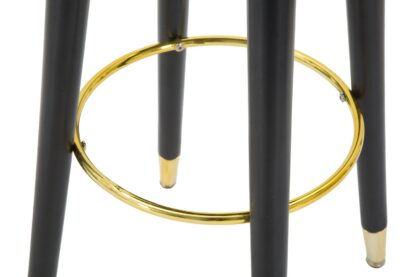 SGABELLO BAR PARIS OTTANIO/GOLD CM Ø 35X74 - immagine 5