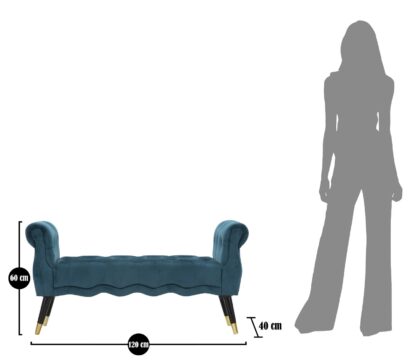 PANCHETTA PARIS OTTANIO/GOLD CM 120X40X60 - immagine 9