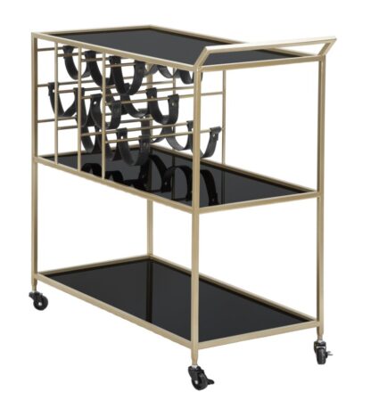 CARRELLO BLACK STRING CM 79X39,5X82 - immagine 3