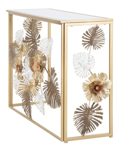 CONSOLE GLAM FLORIS CM 113X40X80 - immagine 2