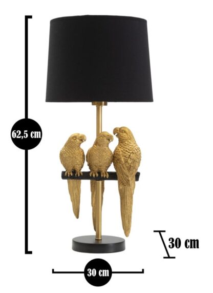 LAMPADA DA TAVOLO PAPPAGALLI CM Ø 30X62,5 - immagine 6