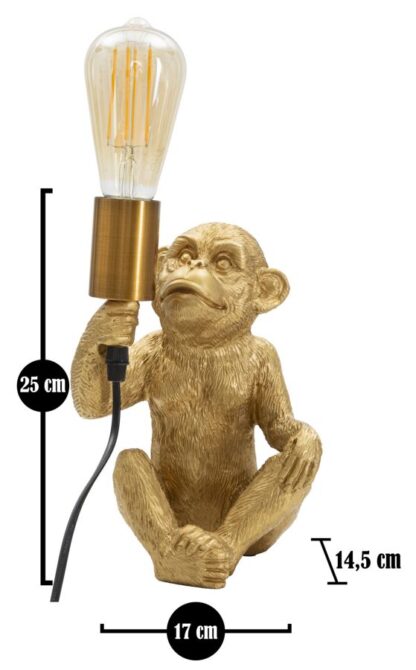 LAMPADA DA TAVOLO MONKEY CM 17X14,5X25 - immagine 7