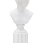 SCULTURA STATUA WOMAN C/PIEDISTALLO CM 11X10,5X35,5