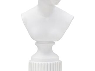 SCULTURA STATUA WOMAN C/PIEDISTALLO CM 11X10,5X35,5