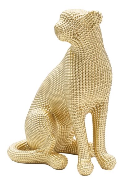 LEOPARDO GOLD CM 23X15,5X29 - immagine 3