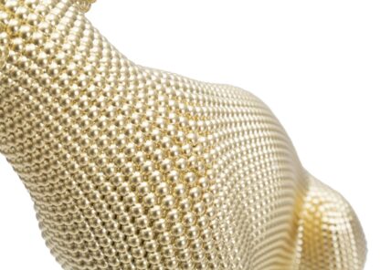 LEOPARDO GOLD CM 23X15,5X29 - immagine 4