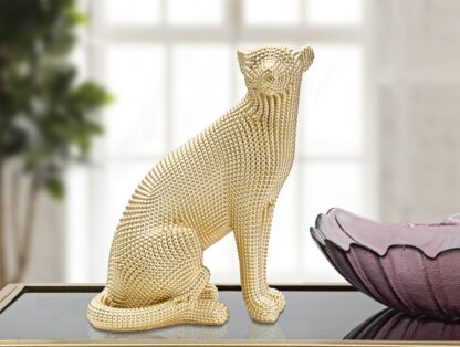 LEOPARDO GOLD CM 23X15,5X29 - immagine 6