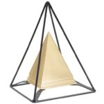 PIRAMIDE GOLD C/FERRO CM 15X15X21