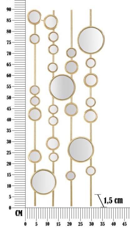 PANNELLO DA MURO SMALL MIRRORS CM 35,5X1,5X90 - immagine 6