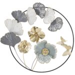PANNELLO IN FERRO CAMPUR ROUND CM 78,5X5X74 stile GLAM